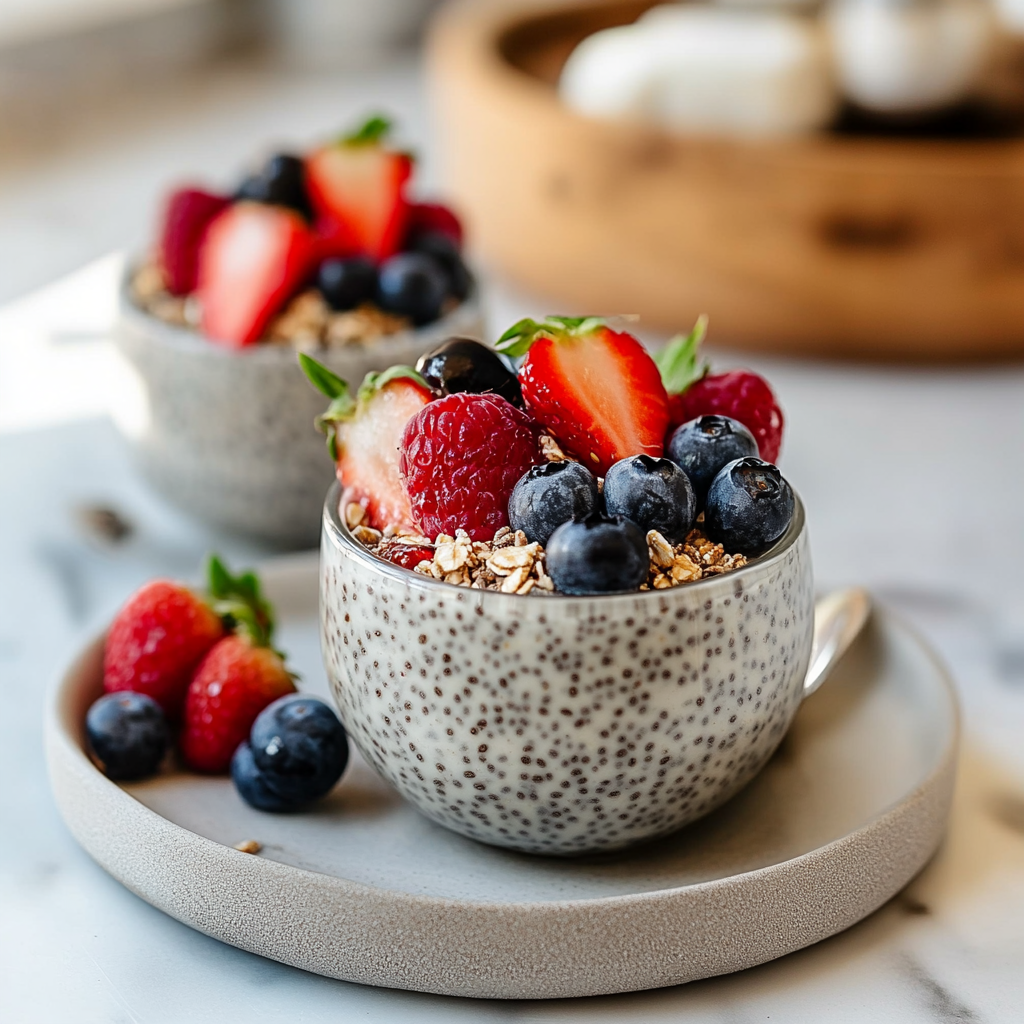 Recipe preparation for Chia seed pudding