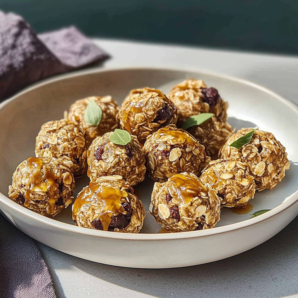 Recipe preparation for Bliss balls or energy bites