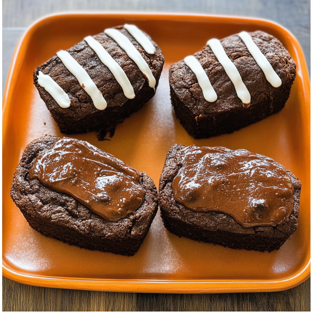 Recipe preparation for fudgy-football-brownies-recipe
