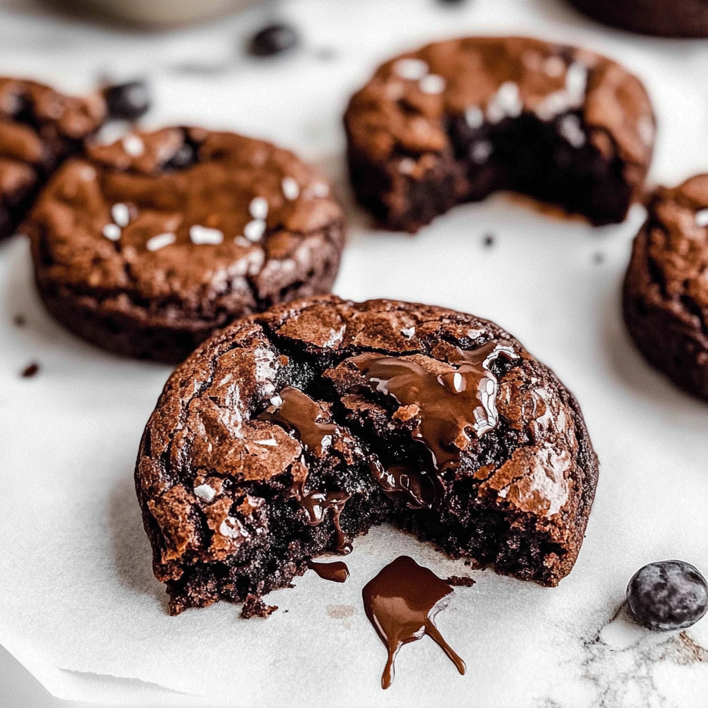Recipe preparation for Fudgy Chewy Brookies