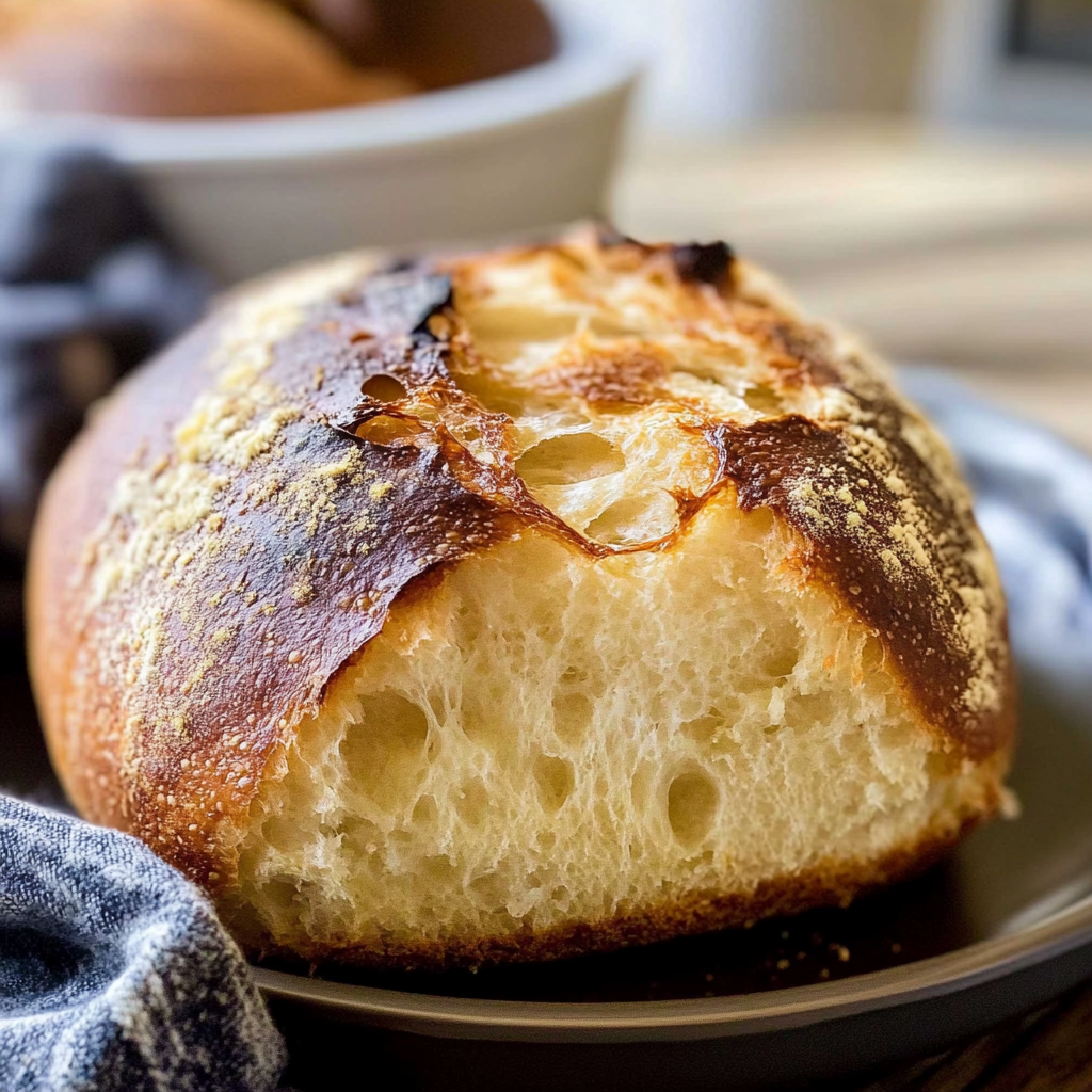 Recipe preparation for simple sourdough bread recipe