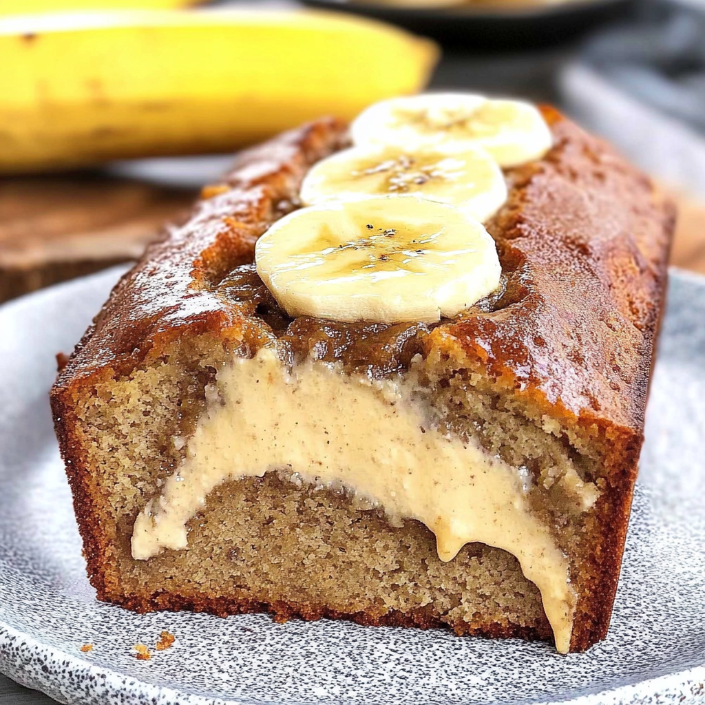 Recipe preparation for cream cheese banana bread
