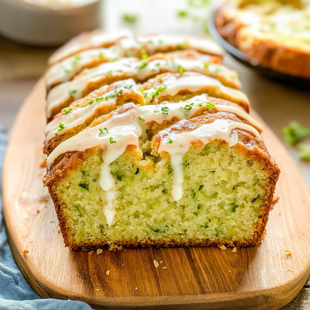 Recipe preparation for Lemon Zucchini Bread