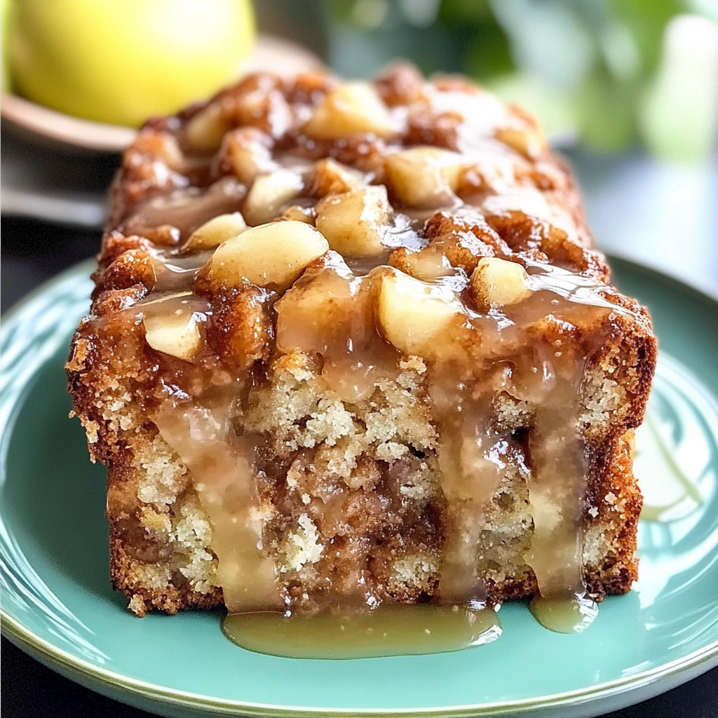 Recipe preparation for apple fritter bread