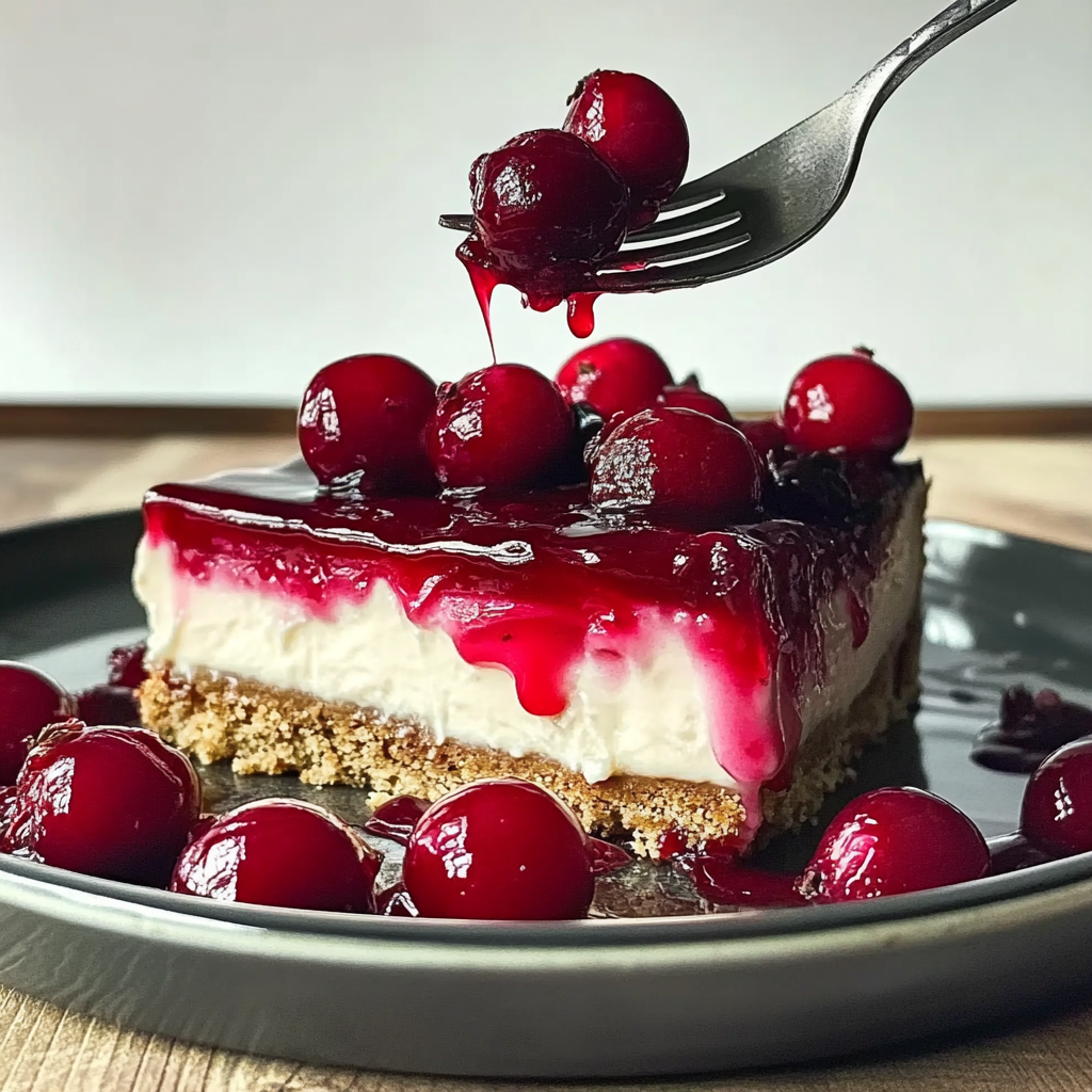 Recipe preparation for Cherry Delight
