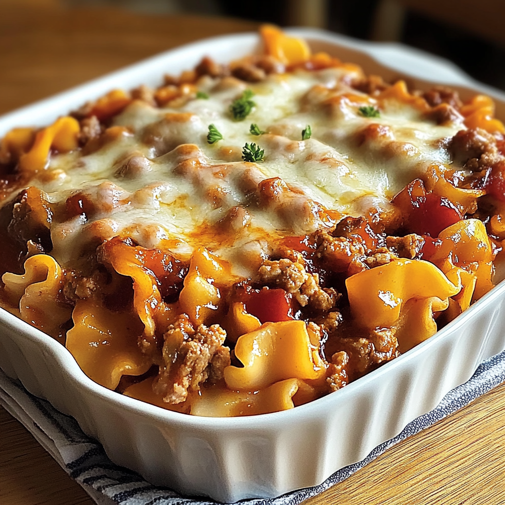 Recipe preparation for Poor Man's Husband Casserole