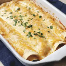 Creamy Chicken Enchiladas