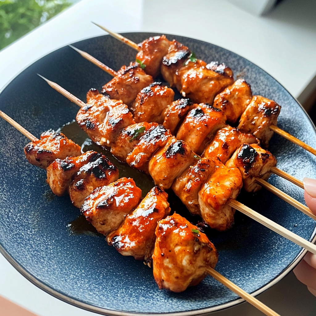 Recipe preparation for Chicken Skewers