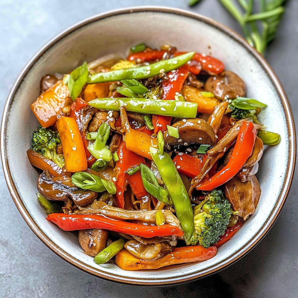 Recipe preparation for Pressure Cooked Vegan Stir Fry
