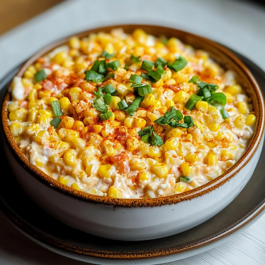 Recipe preparation for Mexican Corn Dip