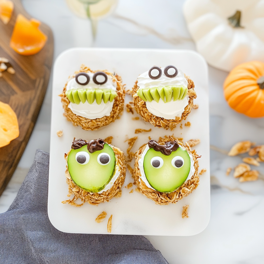 Recipe preparation for Spicy Yogurt Halloween Treats