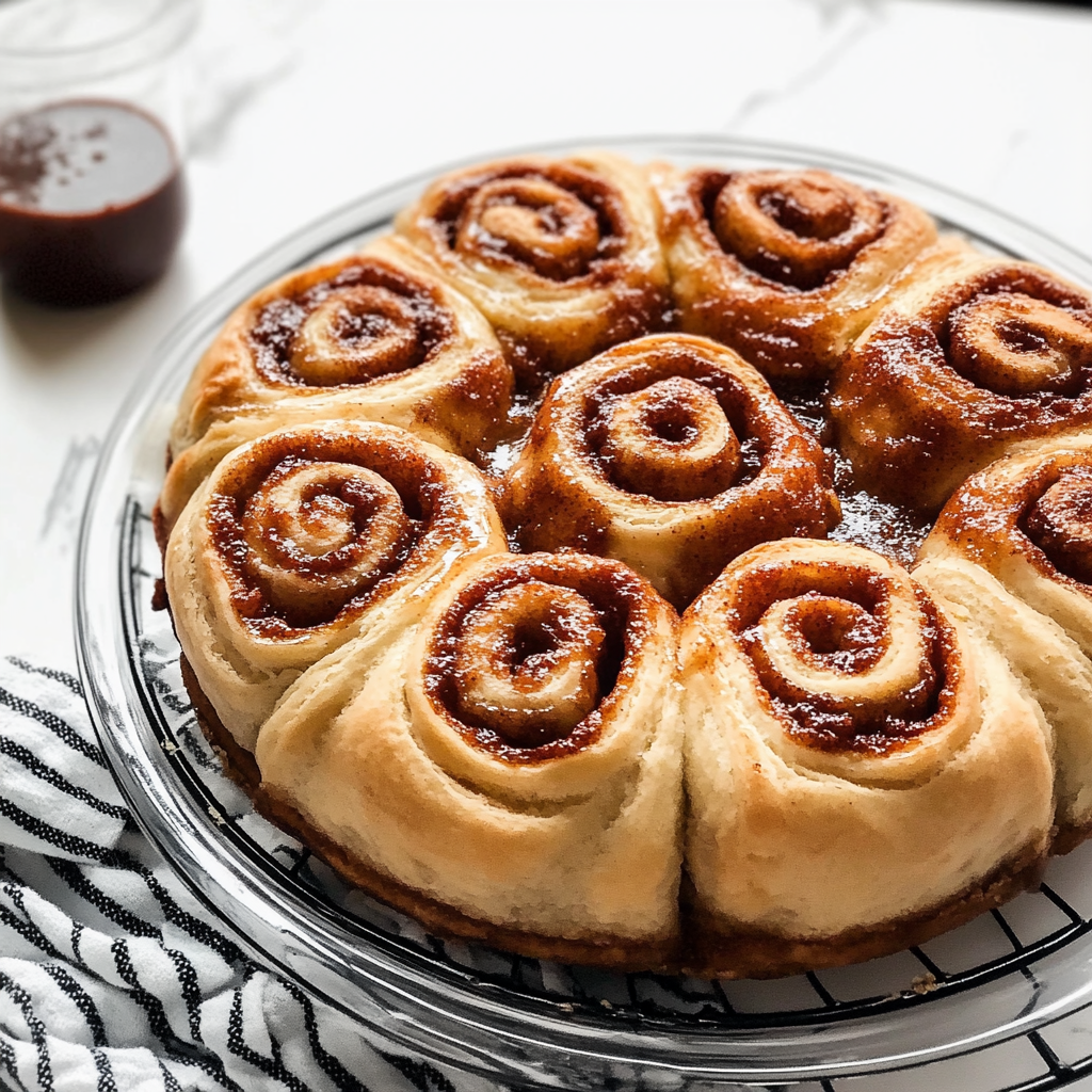 Recipe preparation for Easy Cinnamon Rolls