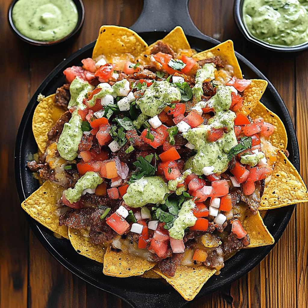 Recipe preparation for Grilled Nachos