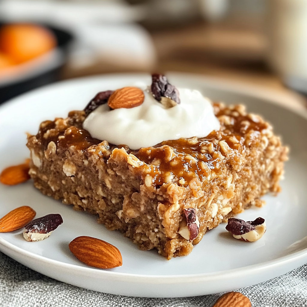 Recipe preparation for Healthy Carrot Cake Baked Oatmeal