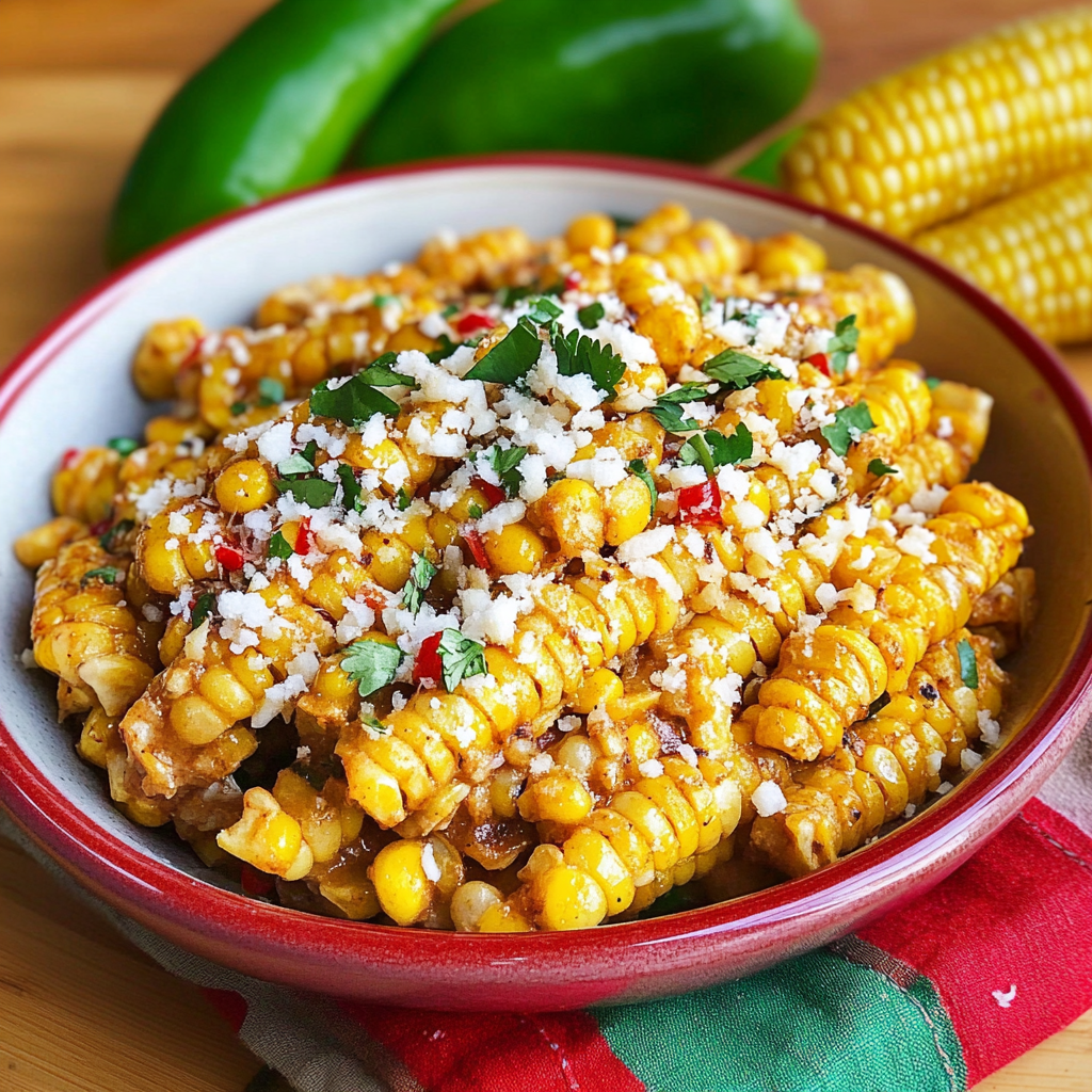 Recipe preparation for Quick Skillet Street Corn