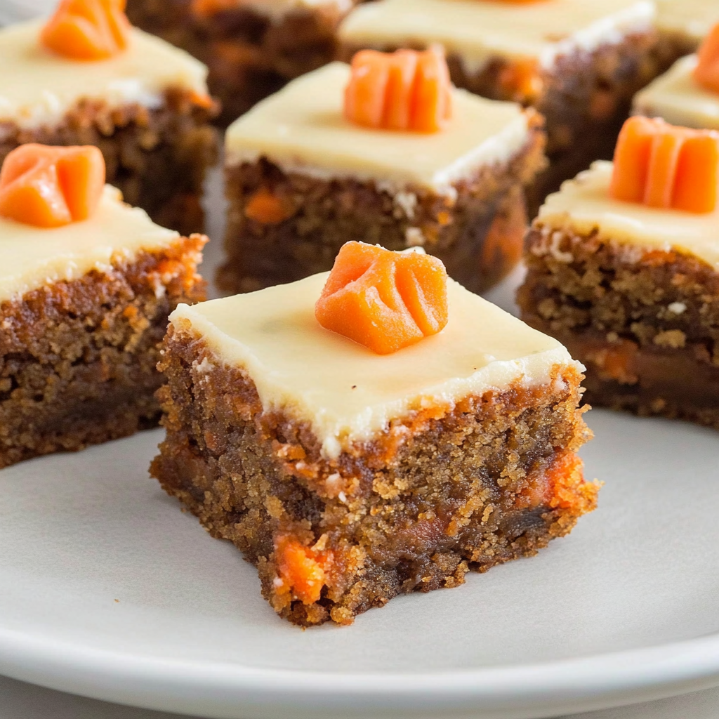 Recipe preparation for Carrot Cake Bars
