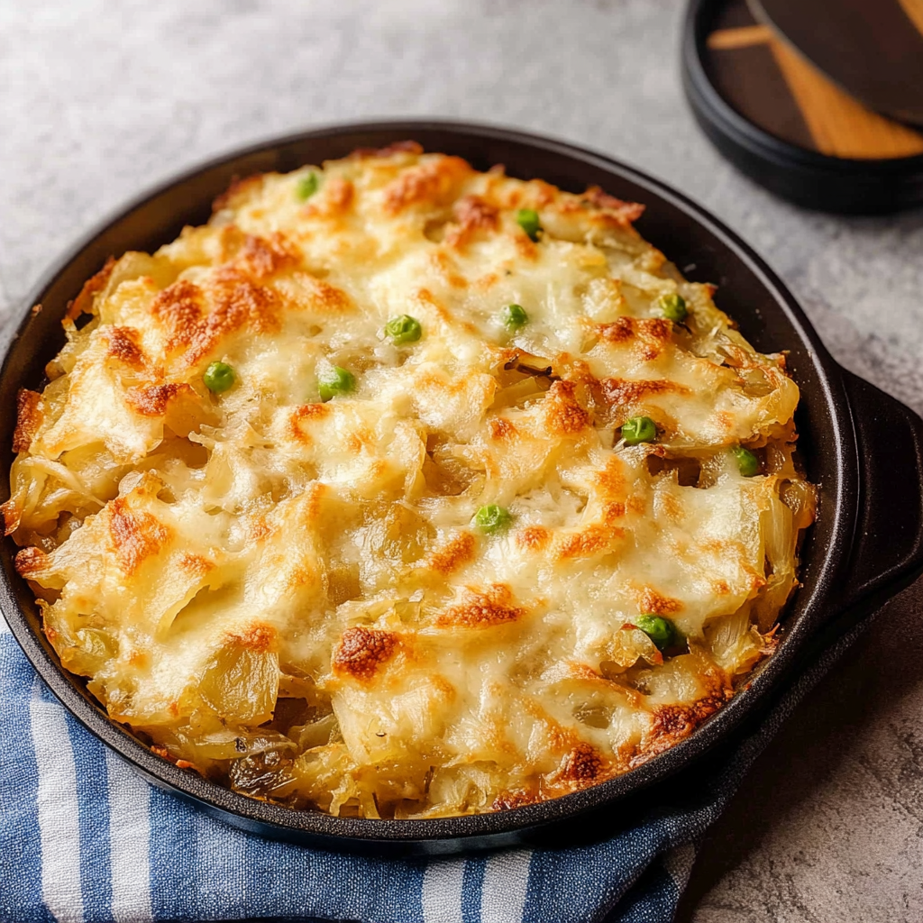 Recipe preparation for Sauerkraut Casserole