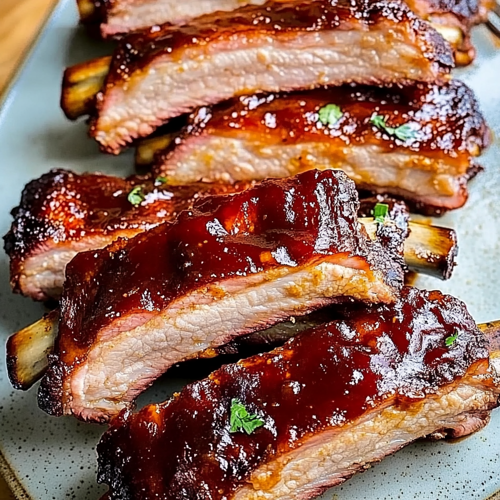 Recipe preparation for Smoked BBQ Ribs