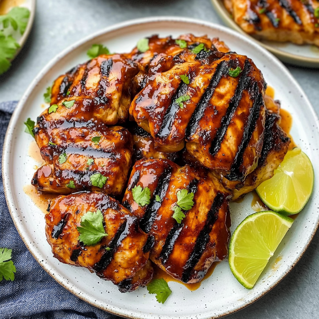 Recipe preparation for Grilled BBQ Chicken