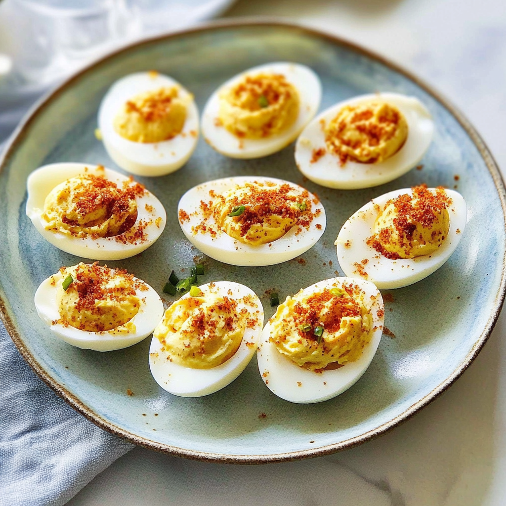 Recipe preparation for Classic Deviled Eggs