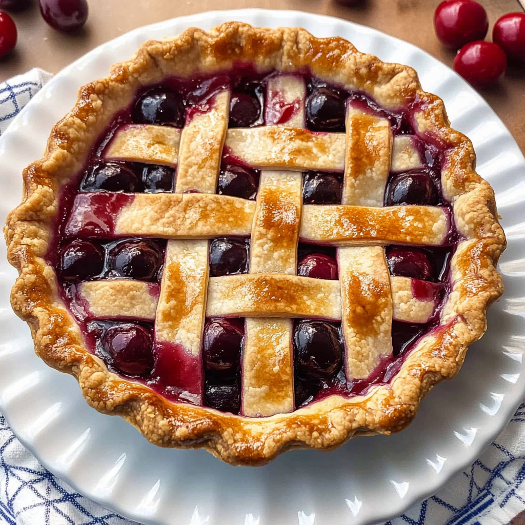 Recipe preparation for Classic Cherry Pie
