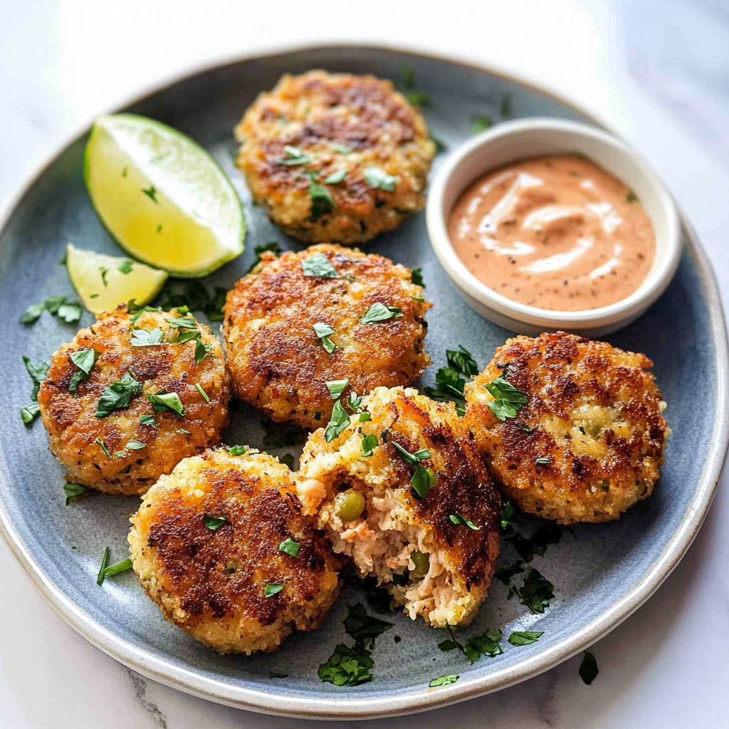 Recipe preparation for Sweet Vanilla Crab Cakes