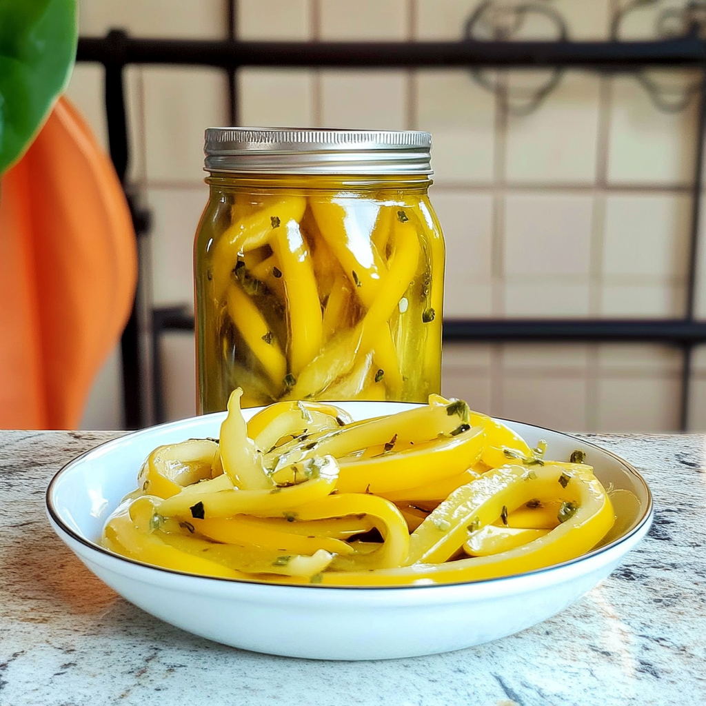 Recipe preparation for Canned Banana Peppers