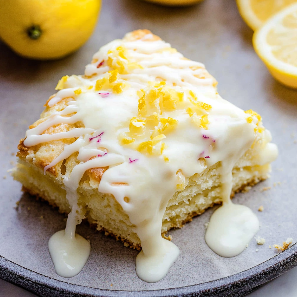 Recipe preparation for Lemon Scones