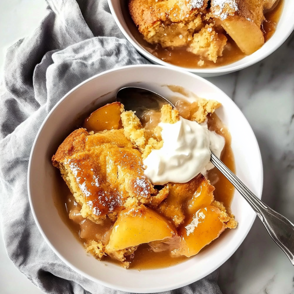Recipe preparation for Pressure Cooked Cobbler