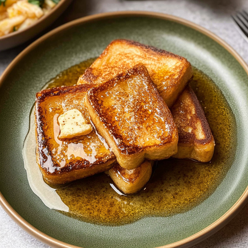 Recipe preparation for Stir-Fried French Toast
