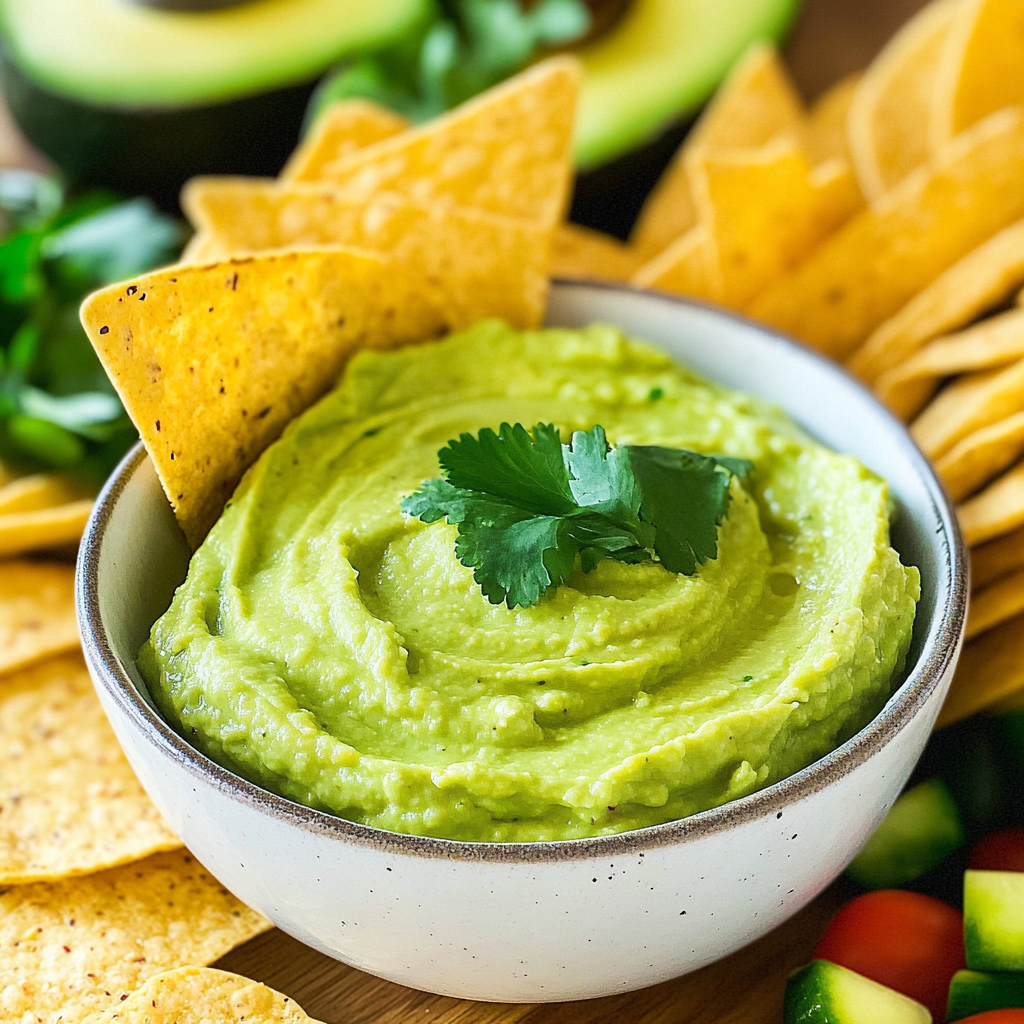 Recipe preparation for Rich Avocado Dip
