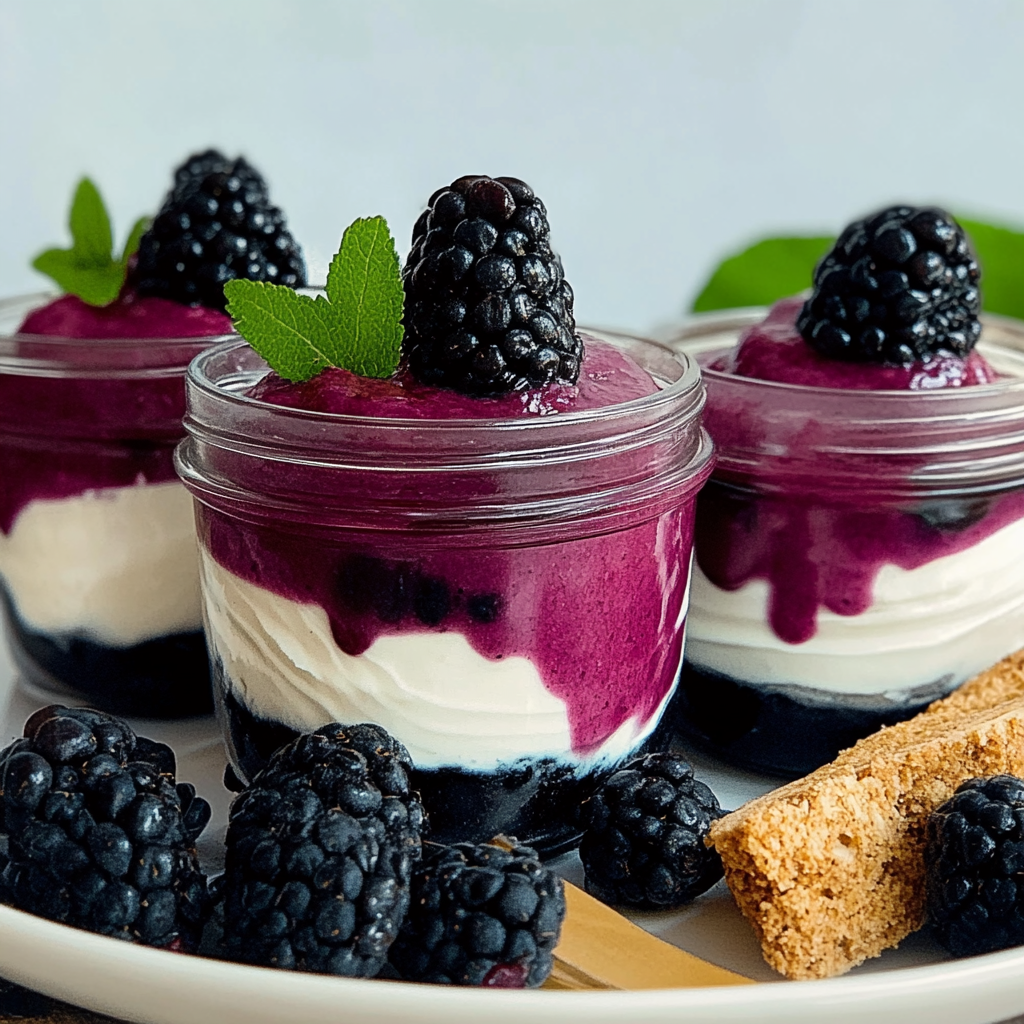Recipe preparation for Irish Blackberry Fool