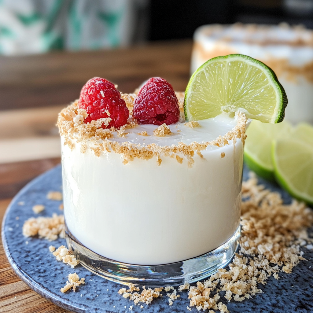 Recipe preparation for Frosty Tropical Coconut Margarita