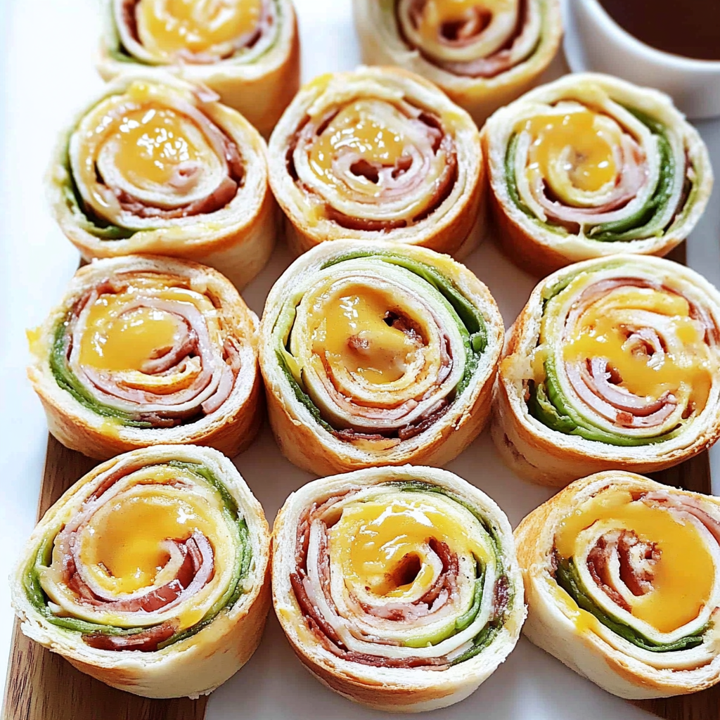 Recipe preparation for Pinwheel Sandwiches