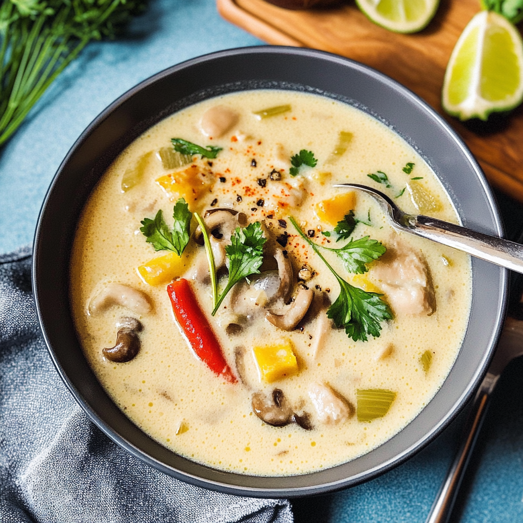 Recipe preparation for Coconut Soup