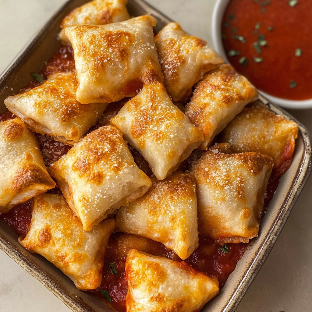 Recipe preparation for Air Fryer Pizza Rolls