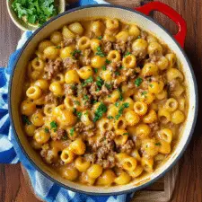One Pot Cheeseburger Macaroni