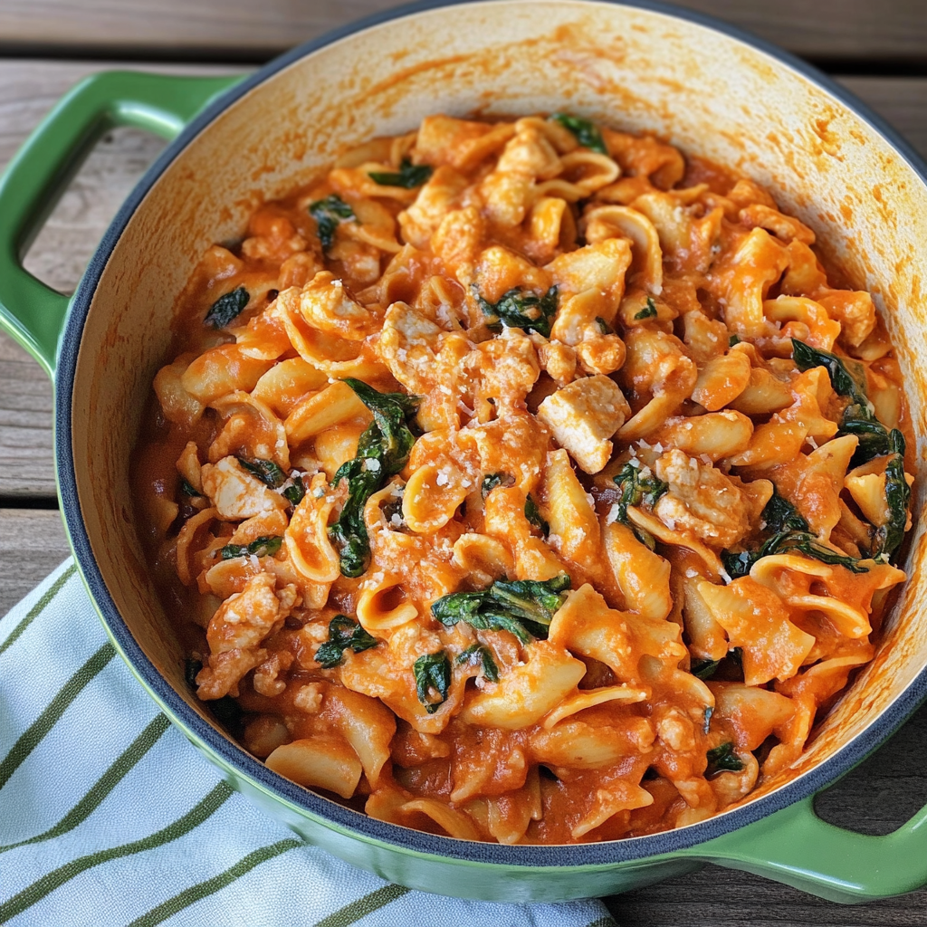 Recipe preparation for One-Pot Pasta Delight