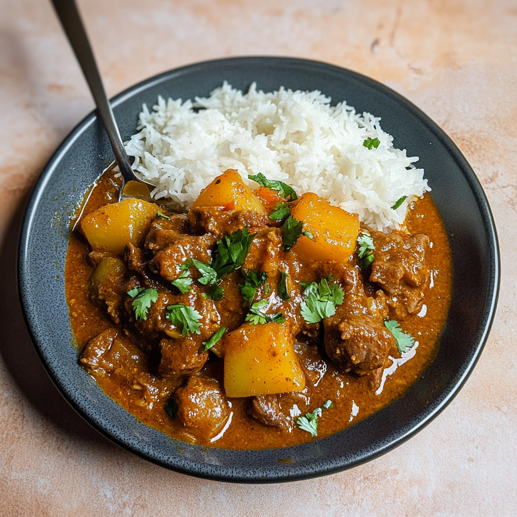 Recipe preparation for Aloo Gosht for Mutton and Potato Curry