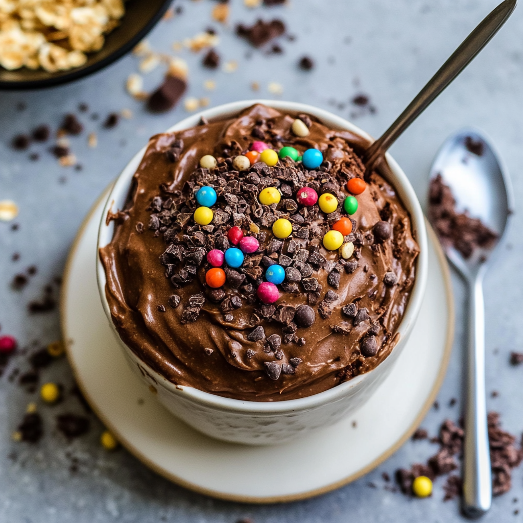 Recipe preparation for Cosmic Brownie–Inspired Overnight Oats
