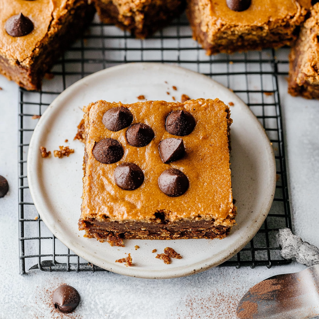 Recipe preparation for Healthy Pumpkin Bars