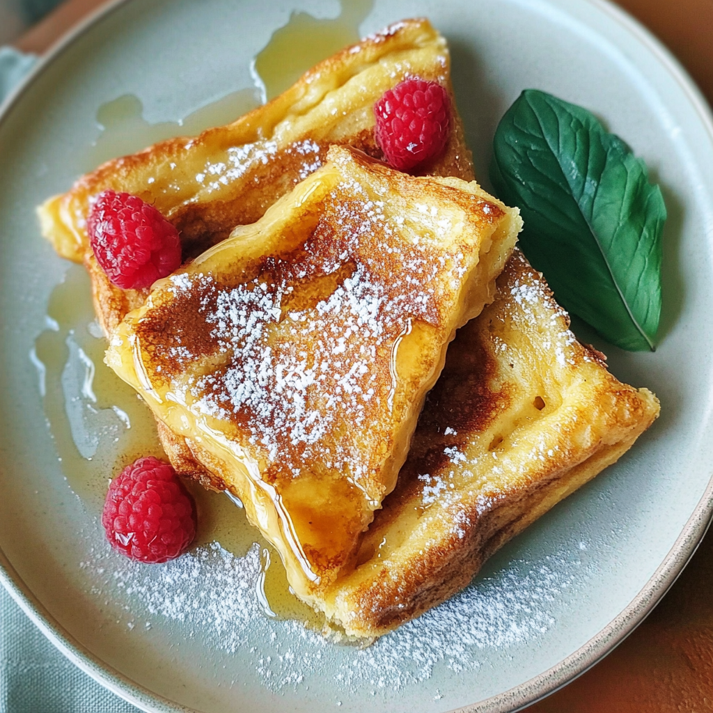 Recipe preparation for Overnight Crème Brûlée French Toast