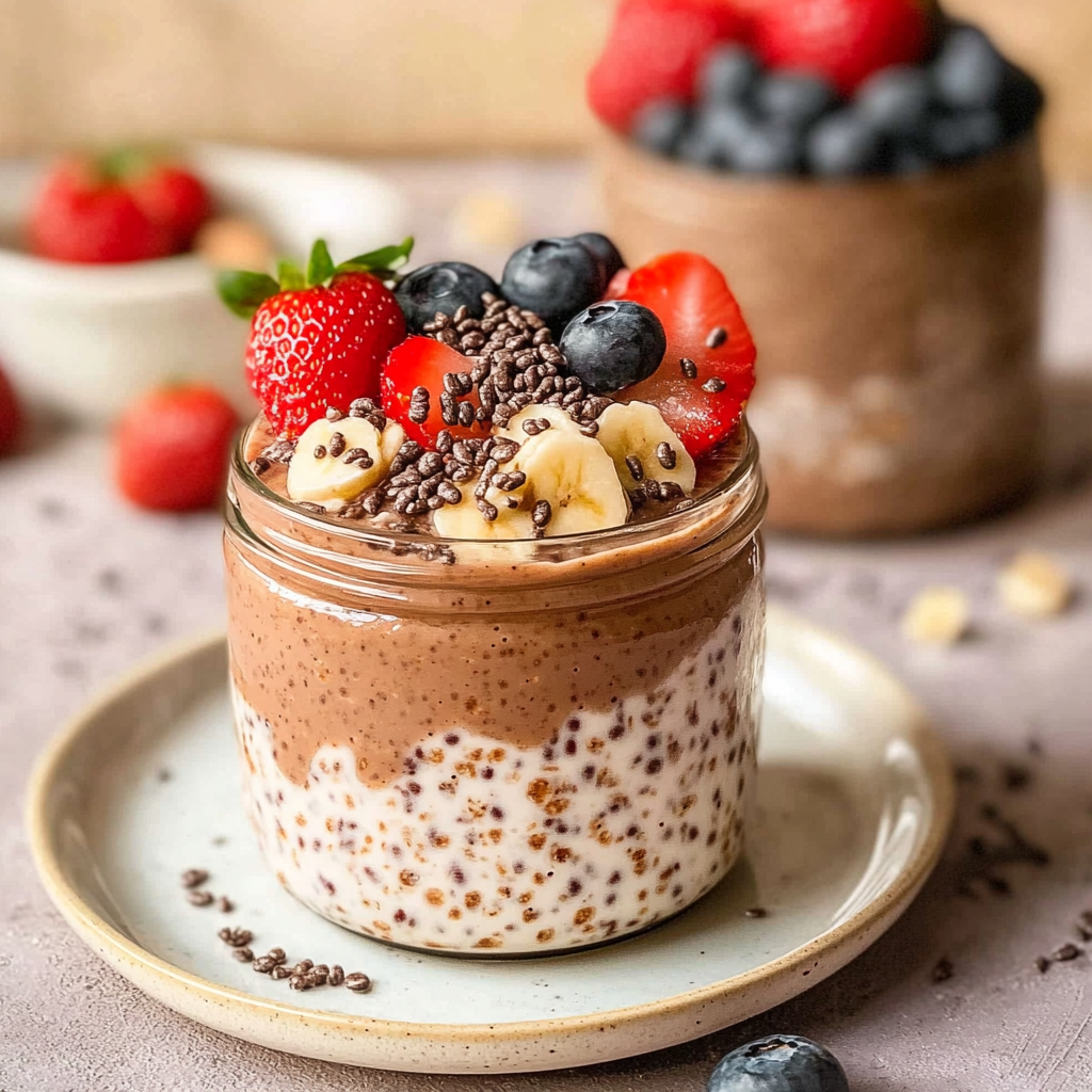 Recipe preparation for High‑Protein Strawberry & Peanut Butter Overnight Oats