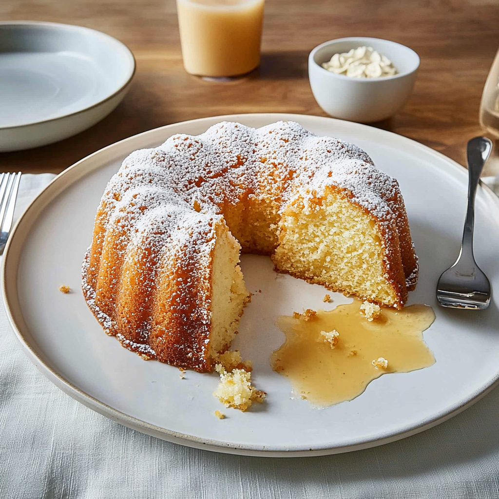 Recipe preparation for French Butter Cake Recipe