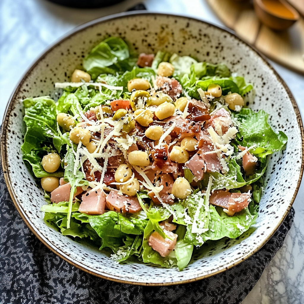 Recipe preparation for La Scala Chopped Salad Recipe