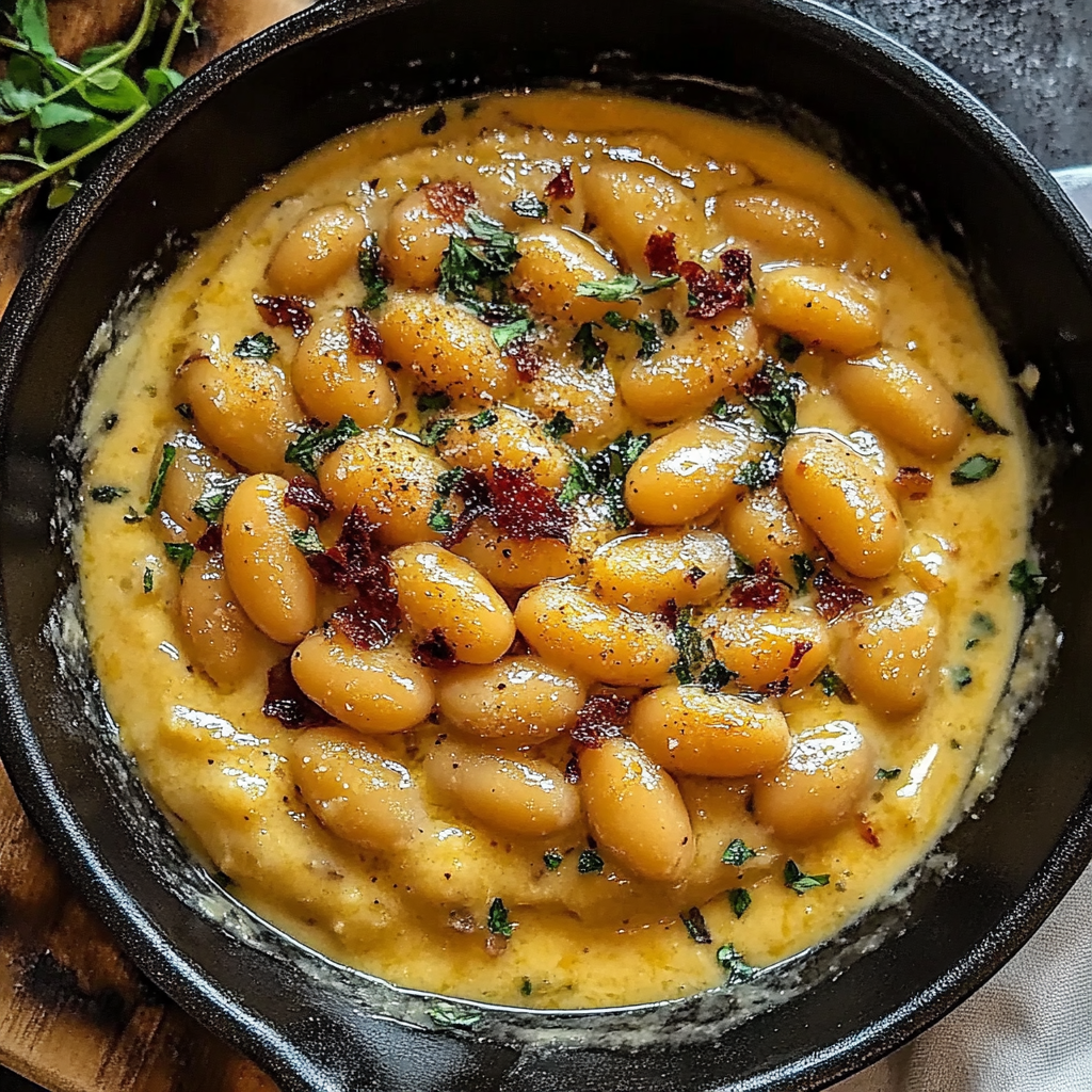 Recipe preparation for Marry Me Tuscan Butter Beans
