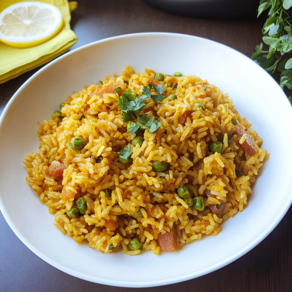 Recipe preparation for Homemade Nando's Spicy Rice