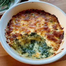 Spinach Gratin with Cheese