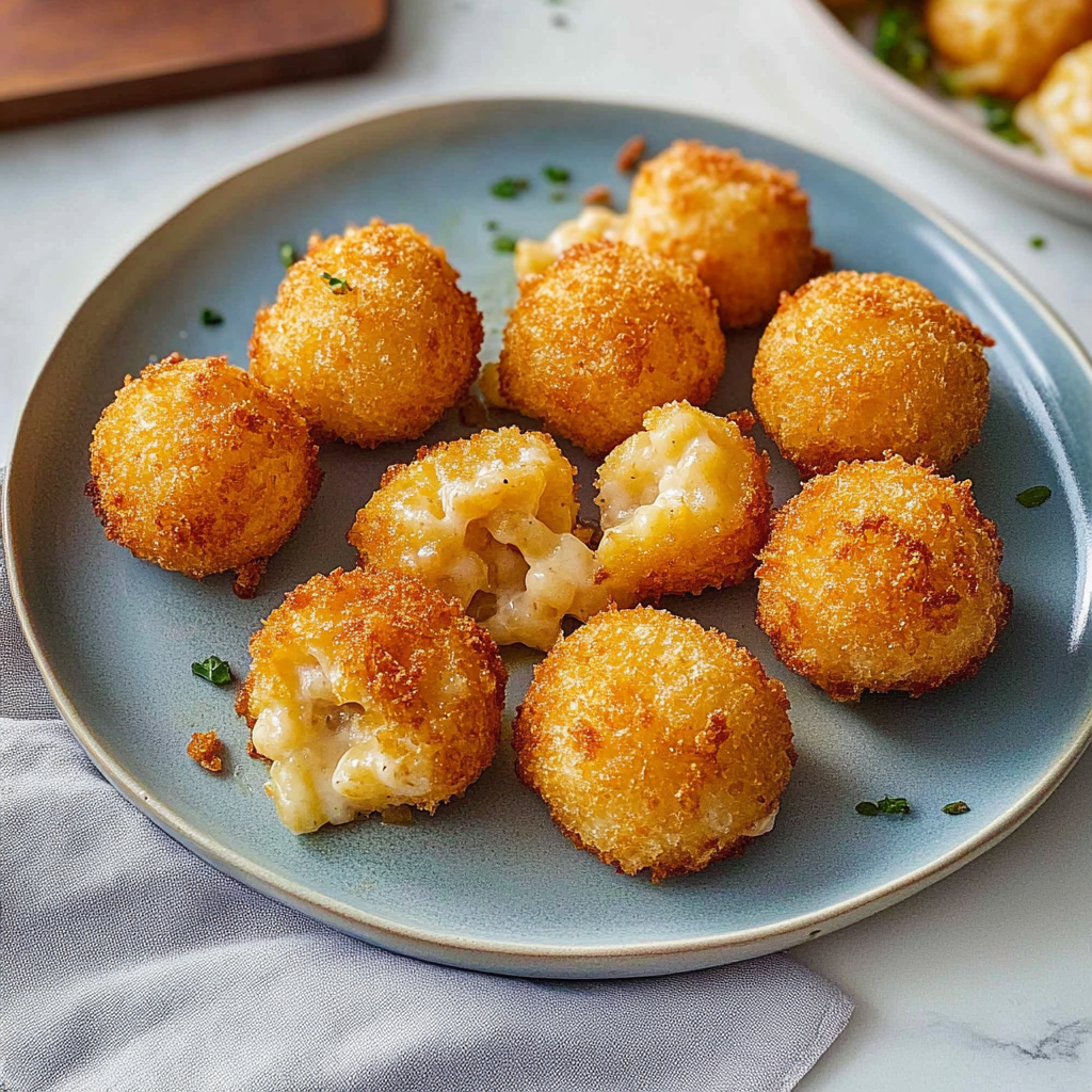 Recipe preparation for mac and cheese bites