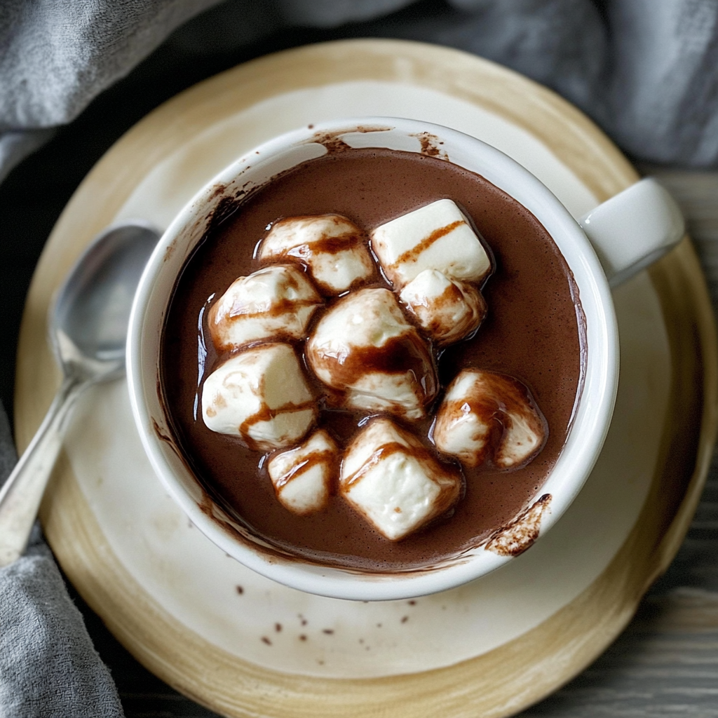 Recipe preparation for Slow Cooker Holiday Hot Chocolate